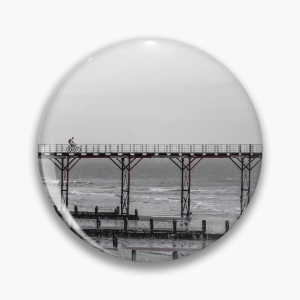 Item preview, Man on bike Bognor Pier designed and sold by BerylBez.