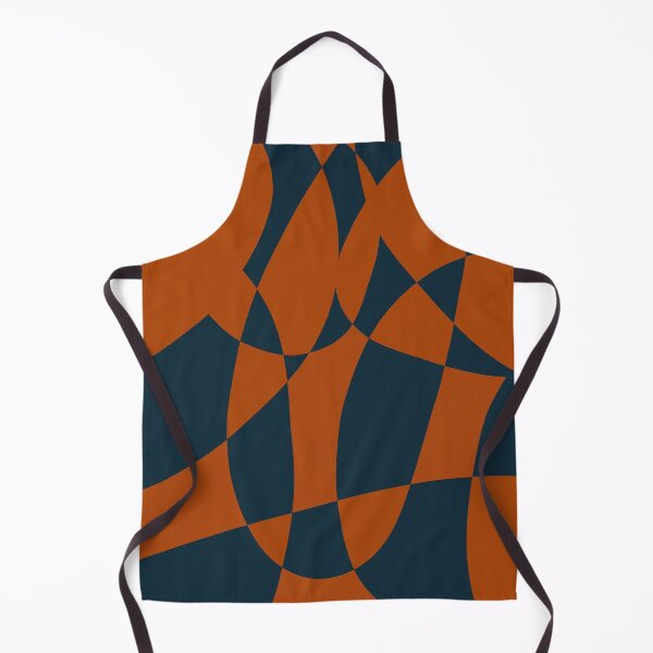 Item preview, Blue and Rust Abstract I designed and sold by BlertaDK.