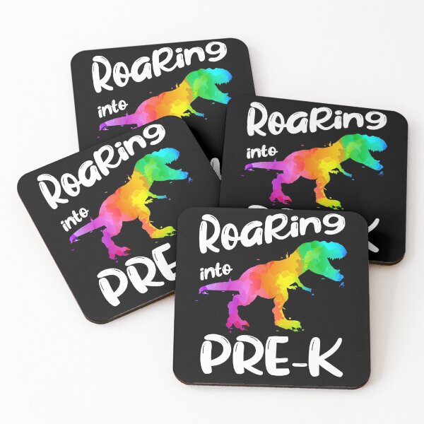 Item preview, Roaring Into Pre-K Preschool Dinosaur T-REX PreK designed and sold by ZNOVANNA.