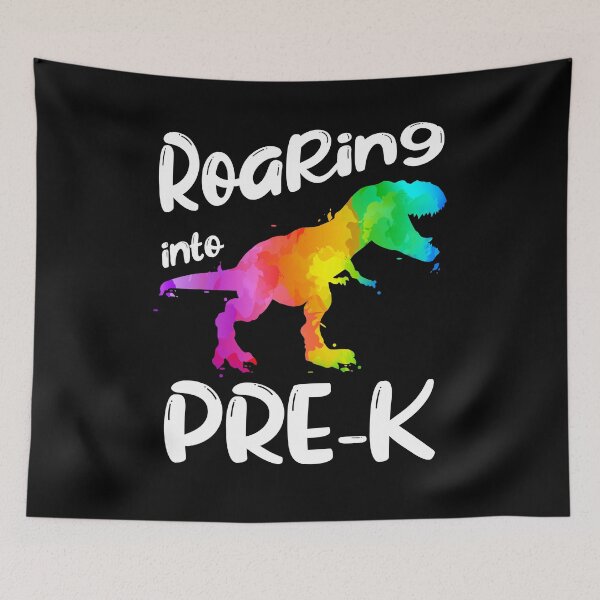 Item preview, Roaring Into Pre-K Preschool Dinosaur T-REX PreK designed and sold by ZNOVANNA.