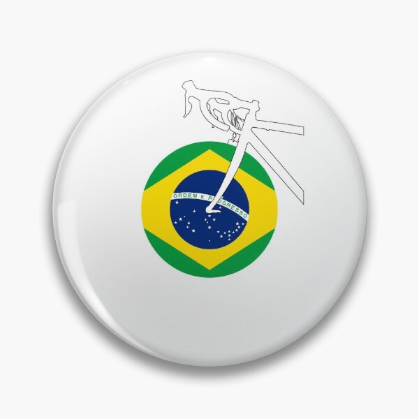 Item preview, Road Bicycle Brazilian Flag designed and sold by RabeDesigns.