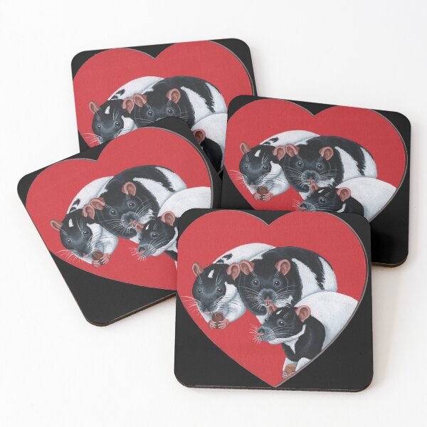 Item preview, Heart Rats designed and sold by WolfySilver.