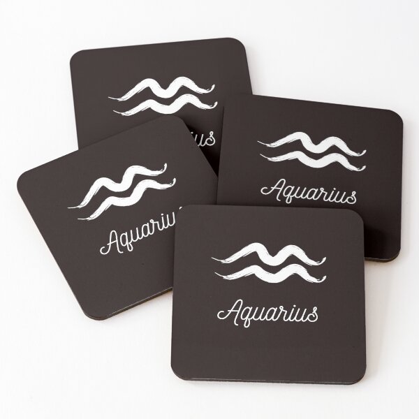 Item preview, Minimalist Aquarius Zodiac Symbol  designed and sold by Palash Jain.
