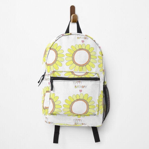 Item preview, Sun Flower Happy Birthday Doodle Art designed and sold by zanydoodles.