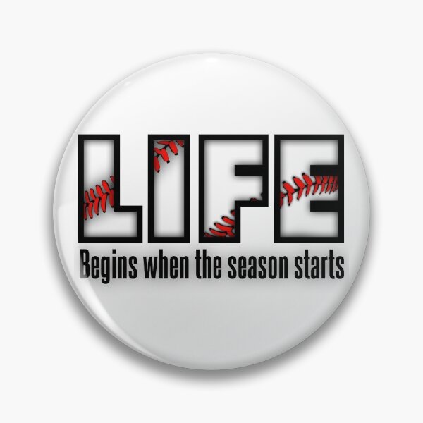Item preview, LIFE BEGINS - BASEBALL designed and sold by bball-is-life.