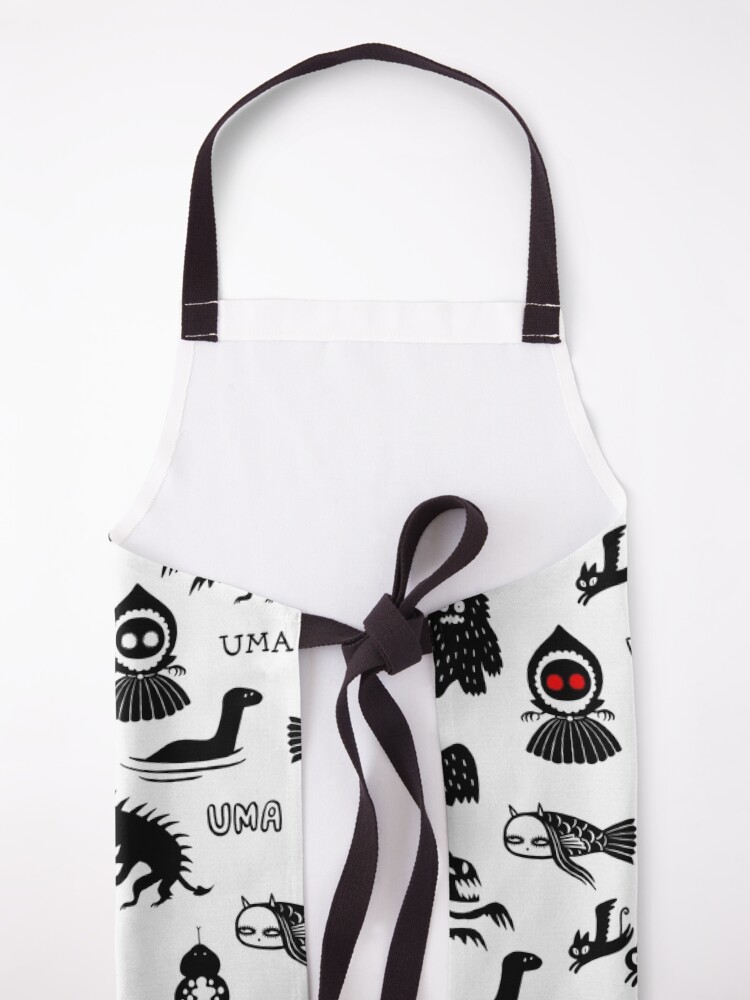 Thumbnail 5 of 6, Apron, UMA - white designed and sold by MiznaWada.