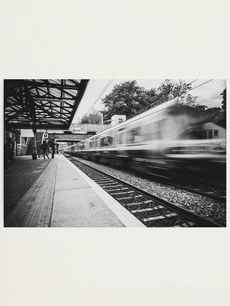 Alternate view of Malahide train station Photographic Print