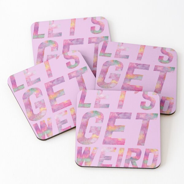 Item preview, Let's Get Weird Festival Rave Rainbow Watercolor designed and sold by goodfriendkyle.