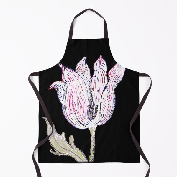 Item preview, Botanical Tulip - ink and pencil drawing designed and sold by ncxadair.