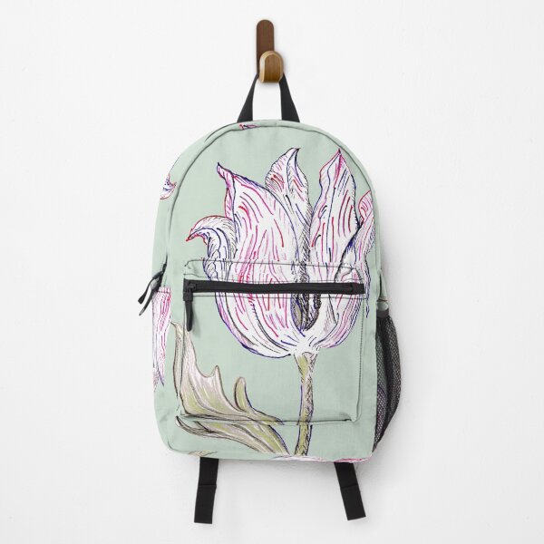 Item preview, Botanical Tulip - ink and pencil drawing designed and sold by ncxadair.