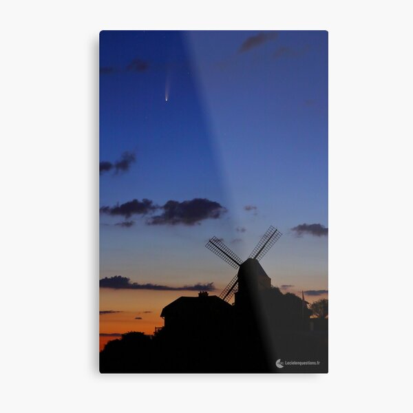 Comete Neowise Impression métallique