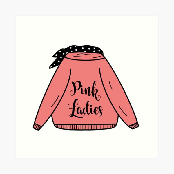 Pink Ladies Jacket Wall Art Redbubble