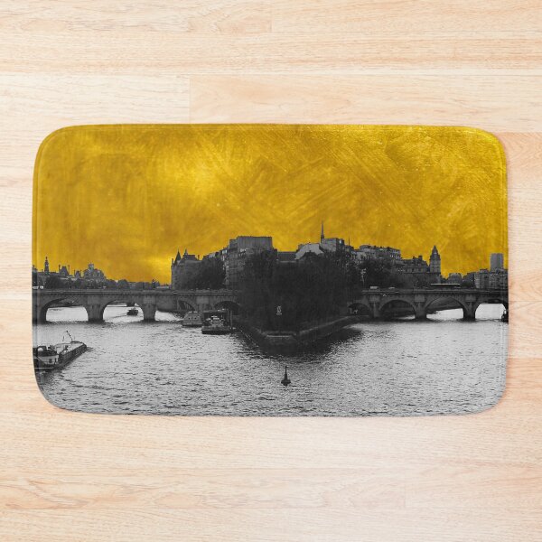 Item preview, Black and Gold - Ile de la Cité - Paris designed and sold by DejaVuStudio.