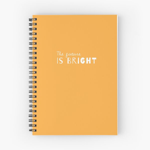Item preview, The Future Is Bright - Cute Sayings In Golden designed and sold by Aryeh Studio.