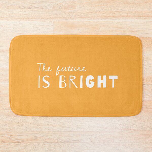 Item preview, The Future Is Bright - Cute Sayings In Golden designed and sold by Aryeh Studio.