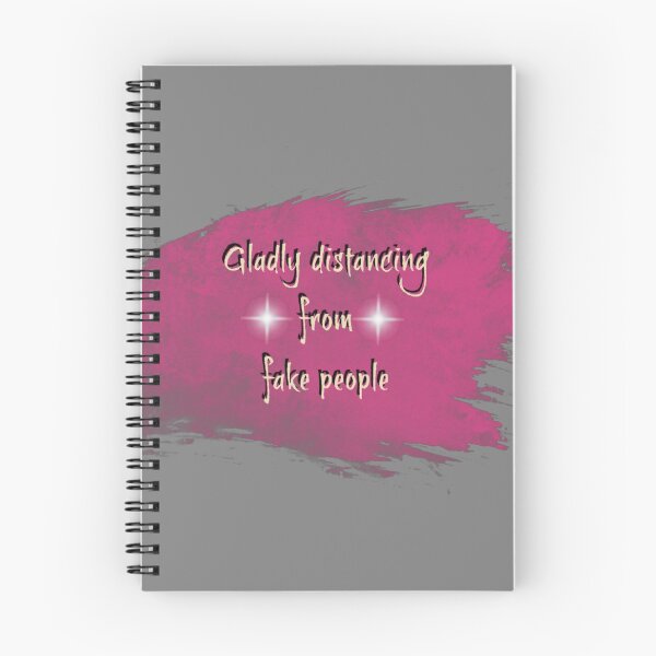 Item preview, Gladly distancing from fake people funny typography print designed and sold by Sonia dutta_art.