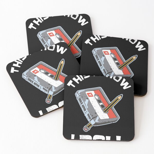 Item preview, Funny This Is How I Roll Tape Cassette Lover Gift print designed and sold by Lisbob.