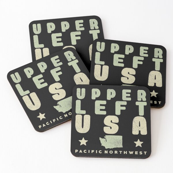 Item preview, Upper Left USA Northwest Pacific Vintage Distressed Design designed and sold by miftake.