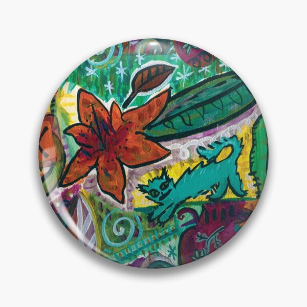 Item preview, Colorful Cat Tiger Lily designed and sold by Melsky.