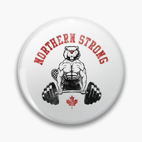 Item preview, Canadian Northern Strong Weight Lifting Gym Beave designed and sold by carolynwel662.