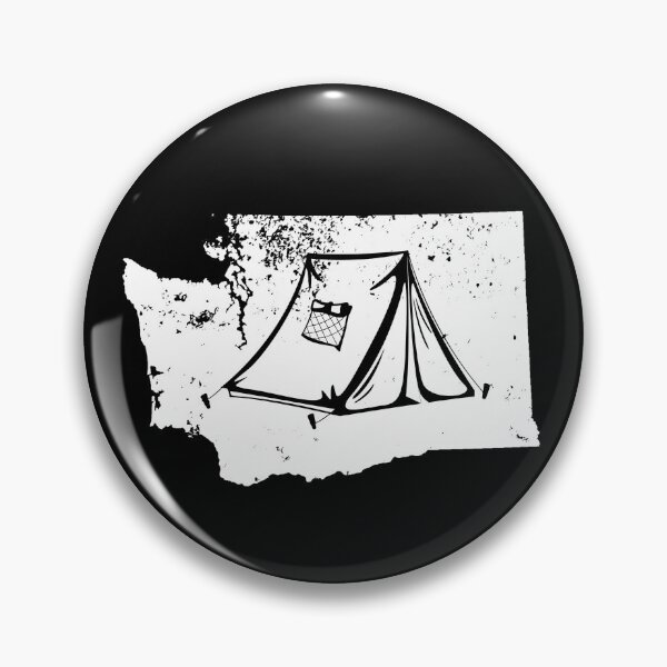 Item preview, Washington Tent Shirt Love Tent Camping Distressed Gear designed and sold by DynamicDesign.