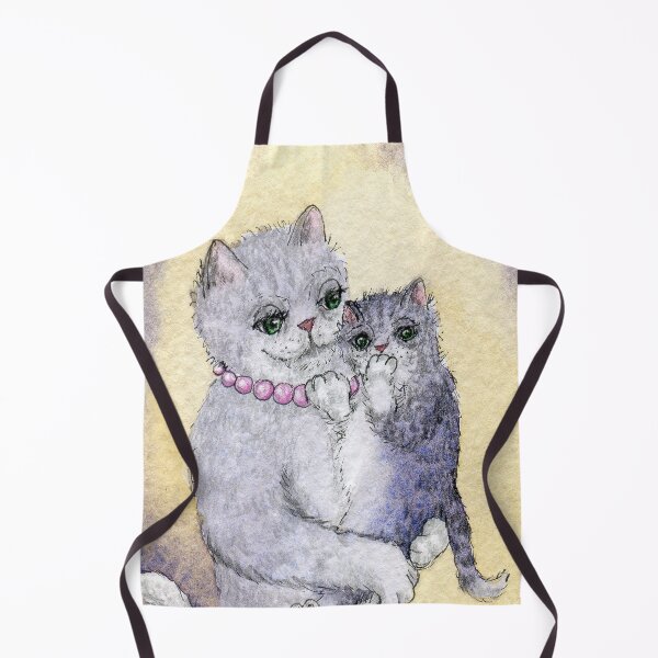 Item preview, Mama Cat Comforts Her Kitten designed and sold by SusanAlisonArt.