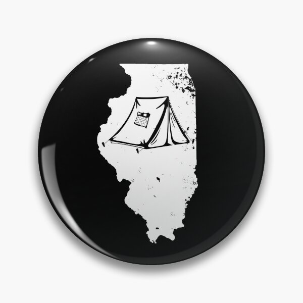 Item preview, Illinois Tent Shirt Love Tent Camping Distressed Gear designed and sold by DynamicDesign.