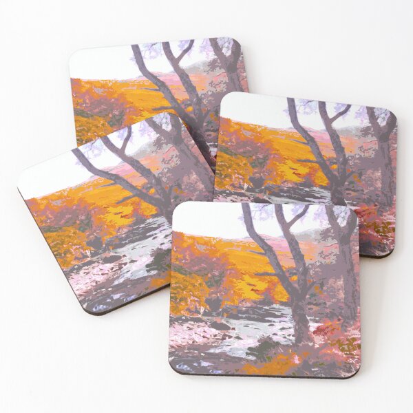 Item preview, Gray and gold countryside designed and sold by TomateCerise.