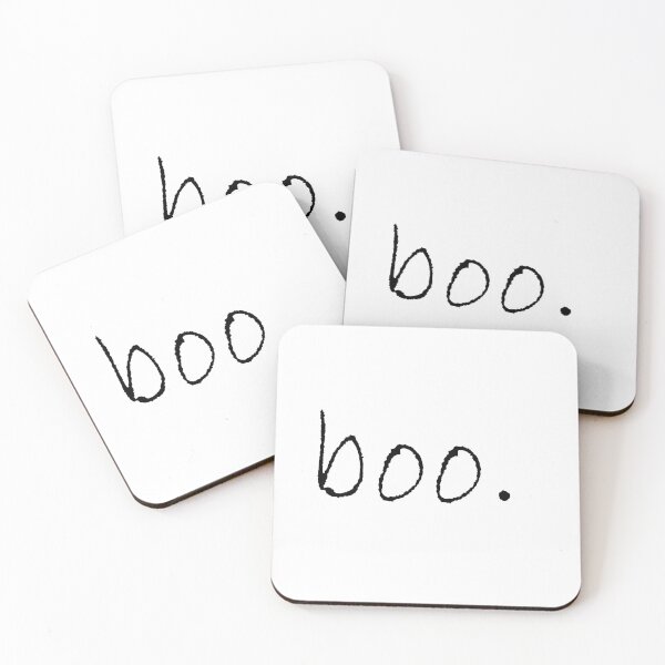 Item preview, Cute, shy halloween ghost boo text designed and sold by UDDesign.