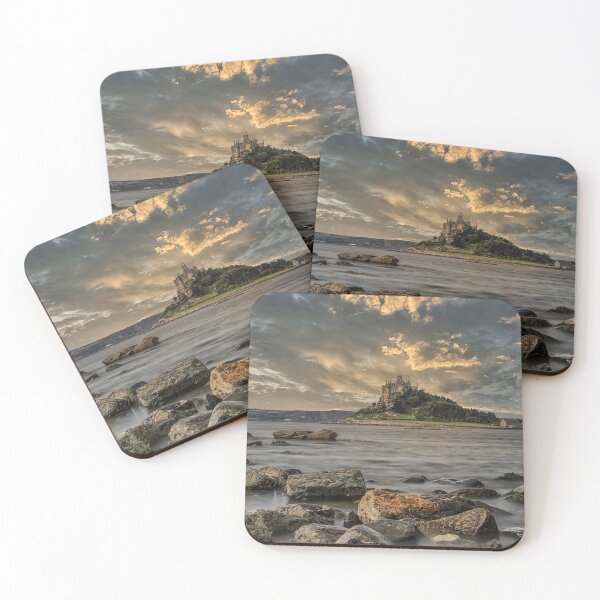 Item preview, St Michaels mount at sunset Marazion Penzance Cornwall designed and sold by kathleenjean.