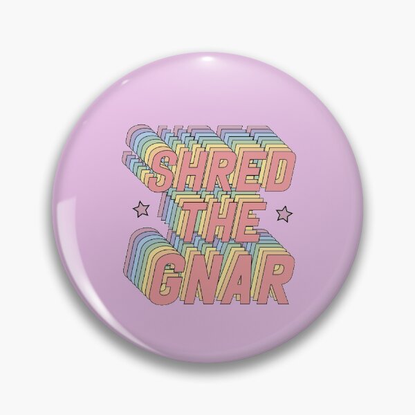 Item preview, Shred the Gnar Snowboarding Surfing Rainbow Pastel designed and sold by goodfriendkyle.