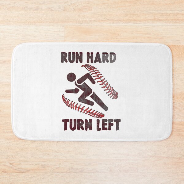Item preview, RUN HARD TURN LEFT designed and sold by bball-is-life.