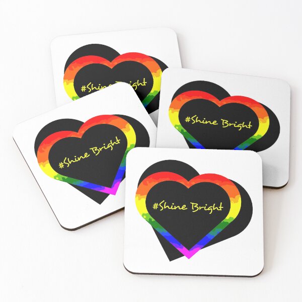 Item preview, Shine Bright Heart LGBT designed and sold by DesignByMartinH.