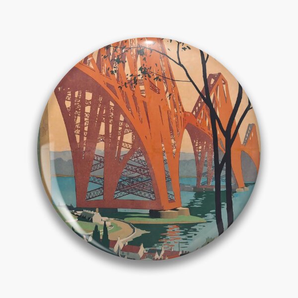 Item preview, Railway Poster East Coast Scotland designed and sold by stickart-marek.