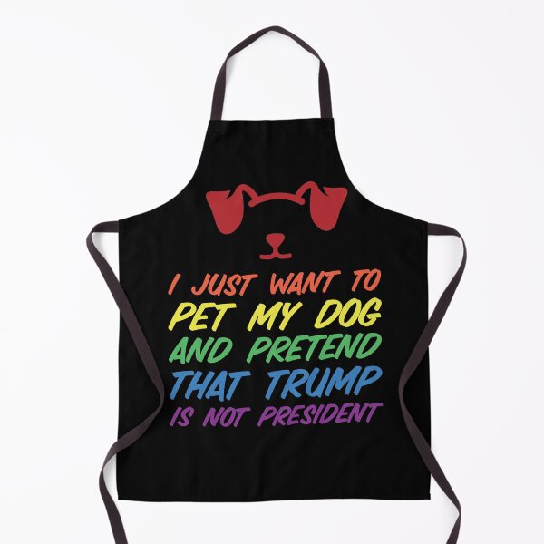 Item preview, Funny Anti Trump Shirt Pet Dogs Hate Trump Rainbow Retro designed and sold by goodfriendkyle.