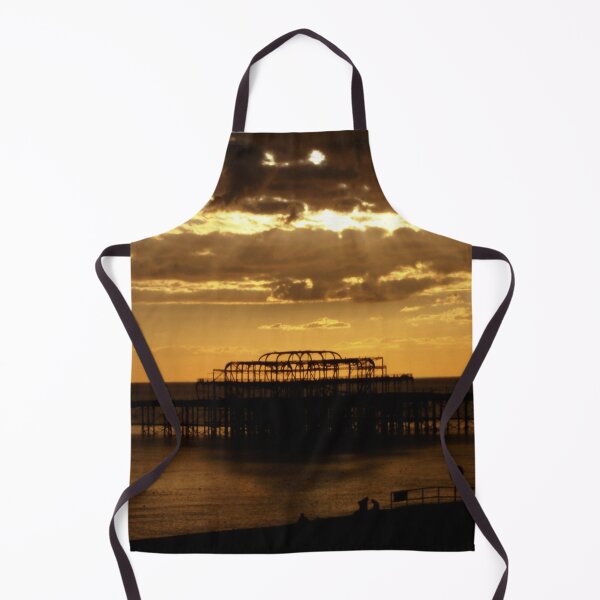 Item preview, Sunset over the West Pier - Brighton (2) designed and sold by SpikyNeil.