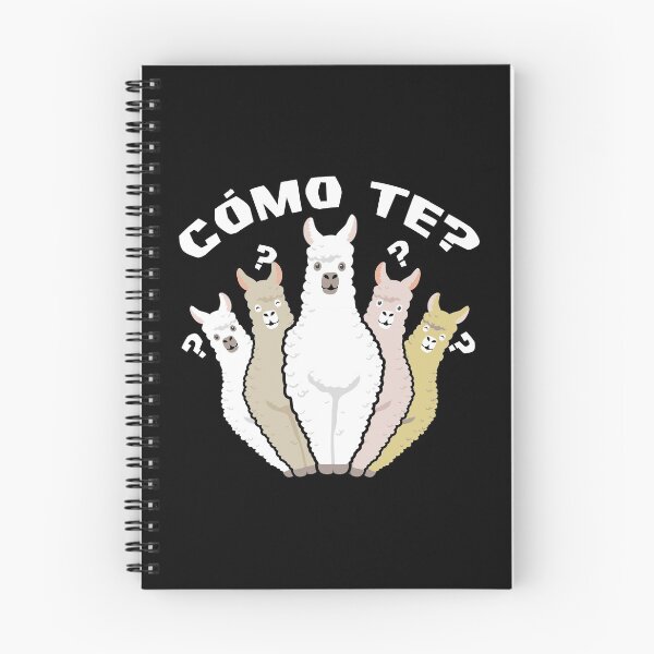 Item preview, Funny Spanish gift, Como Te Llama, Llama design print designed and sold by Lisbob.