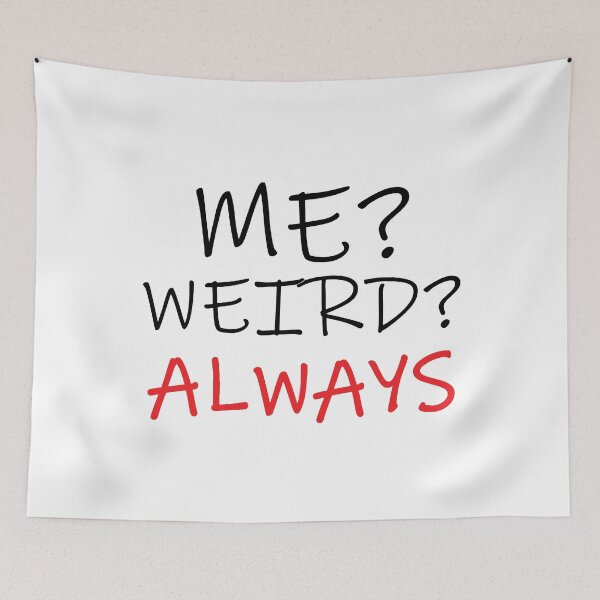 Item preview, me weird text designed and sold by danyc88.