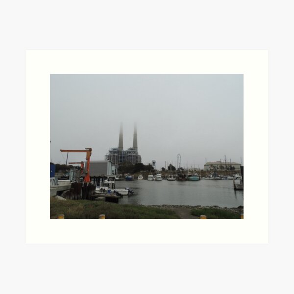 Moss Landing a Working Harbor Art Print