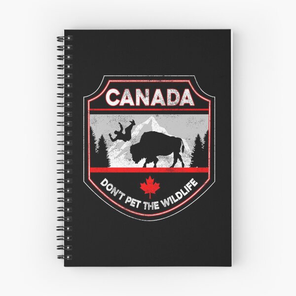 Item preview, Canadiana Don't Pet the Wildlife Buffalo Road Sign  designed and sold by carolynmill553.
