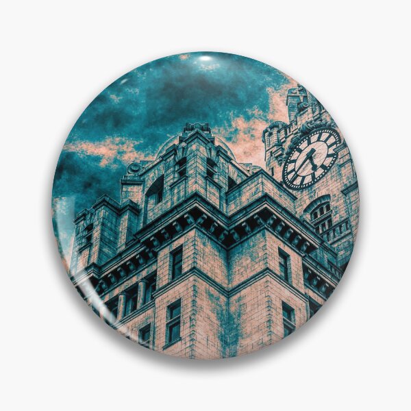 Item preview, Dramatic sky above the Liver Building designed and sold by wellsie82.