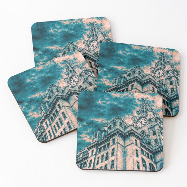 Item preview, Dramatic sky above the Liver Building designed and sold by wellsie82.