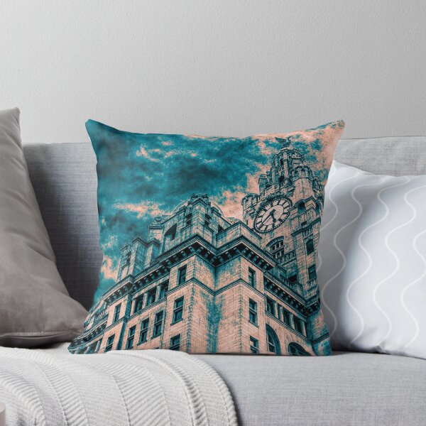 Item preview, Dramatic sky above the Liver Building designed and sold by wellsie82.