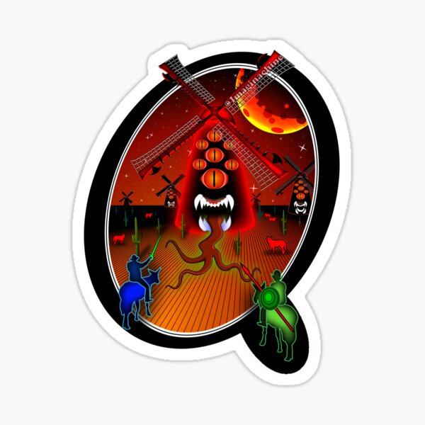 Q for Quixote! Sticker