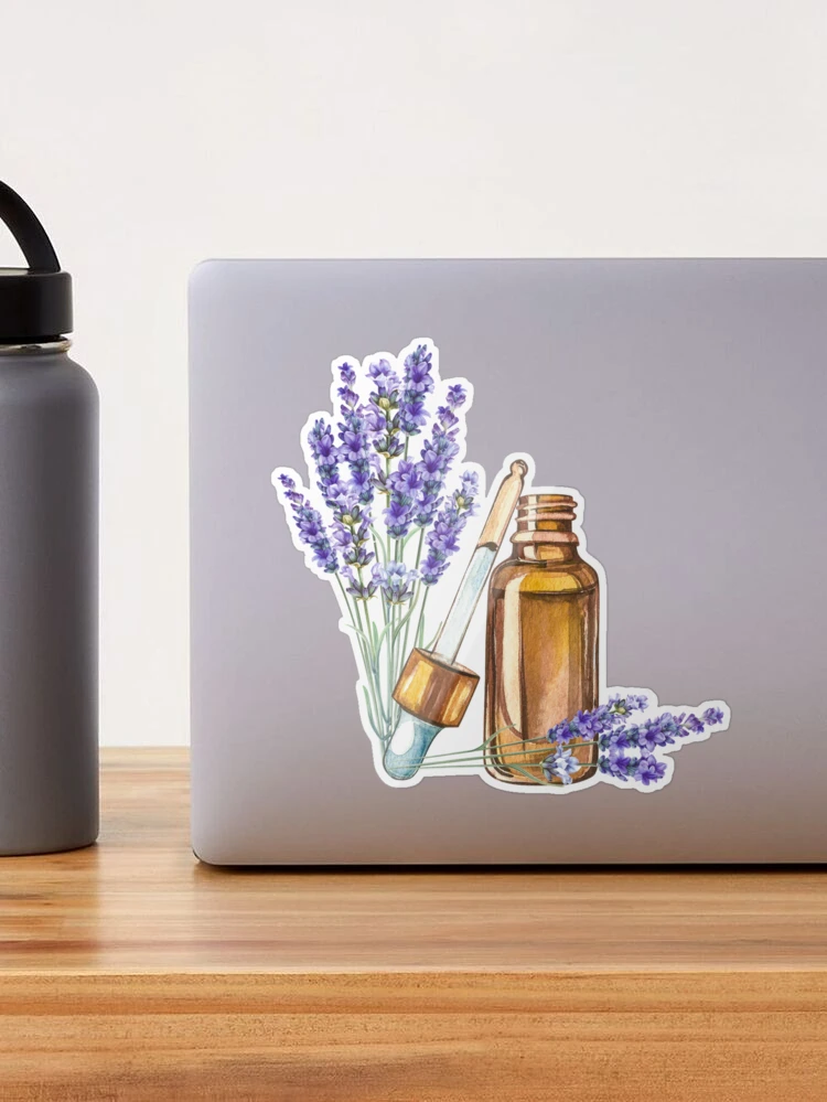 Lavender Lilac Essential Herb Oil Glass Bottle Podium Yellow Flower Stock  Photo by ©wywenka 574049324