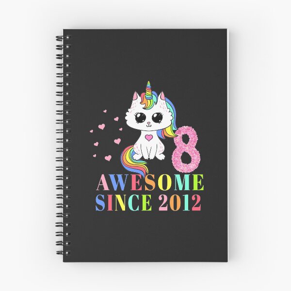 Item preview, awesome since 2012 8th Birthday Dabbing Unicorn Funny gift T-Shirt  designed and sold by bestdesigns2020.