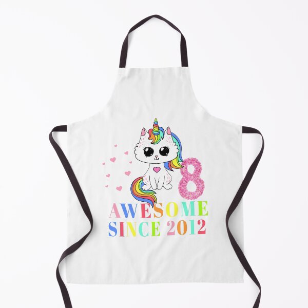Item preview, awesome since 2012 8th Birthday Dabbing Unicorn Funny gift T-Shirt designed and sold by bestdesigns2020.