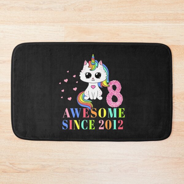 Item preview, awesome since 2012 8th Birthday Dabbing Unicorn Funny gift T-Shirt  designed and sold by bestdesigns2020.
