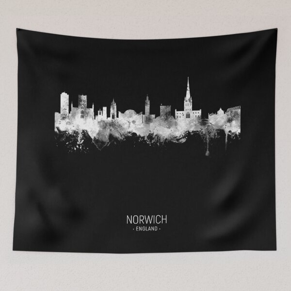Item preview, Norwich England Skyline designed and sold by ArtPrints.