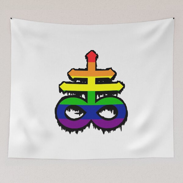 Item preview, Leviathan cross lgbt+ PRIDE designed and sold by DevilessDesigns.